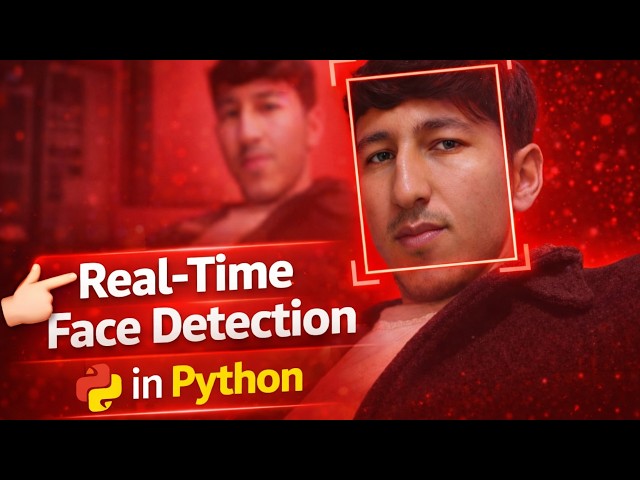Real-Time Face Detection Using Python 😱 | Live AI Project 🚀