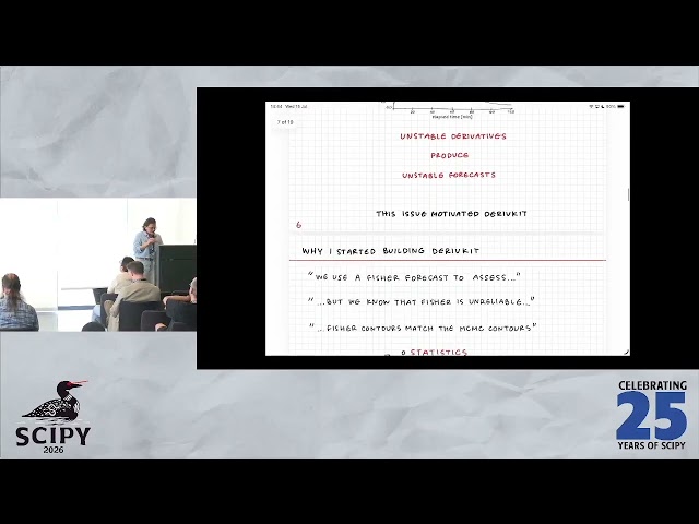 DerivKit: End-to-End Derivative-Based Inference in Scientific Python - Niko Sarcevic | SciPy 2026