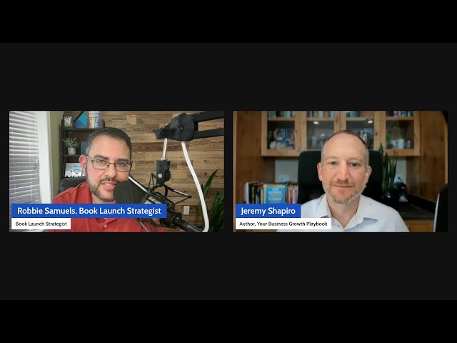 Biz Book Pub Hub Interview by Robbie with Jeremy Shapiro