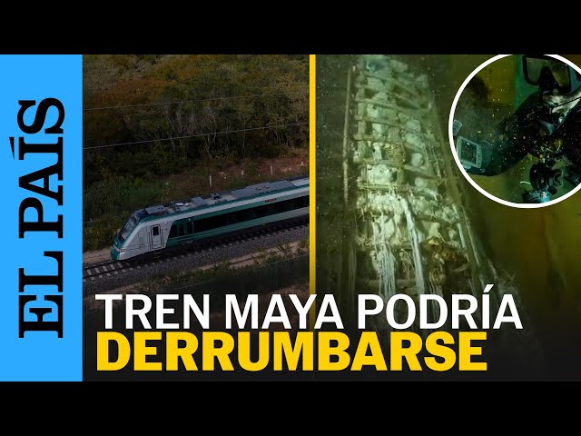AMBIENTALISTAS documentan COLUMNAS DESGASTADAS del TREN MAYA | EL PAÍS