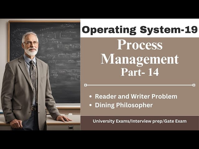 OS-19 ||  Reader Writer problem , Dining Philosopher Problem || Process Management-14