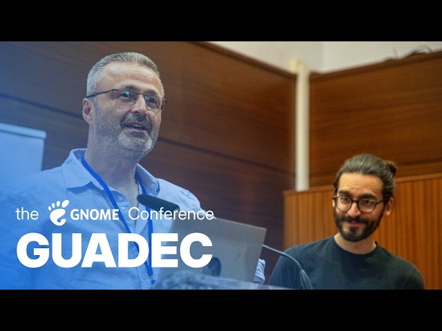 Lightning Talk: GNOME Shell Design Dreams | Tobias Bernard & Jakub Steiner @ GUADEC 2026