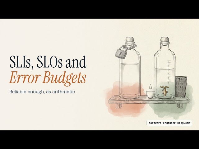 SLIs, SLOs and Error Budgets — Explained in Detail