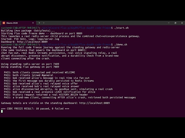 Day 89: Build a Discord-Style Gateway in Java | Chat, Voice Signaling & Redis Streams Persistence