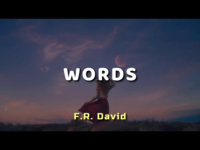 F.R. David - Words - Letra En Español | Lyrics