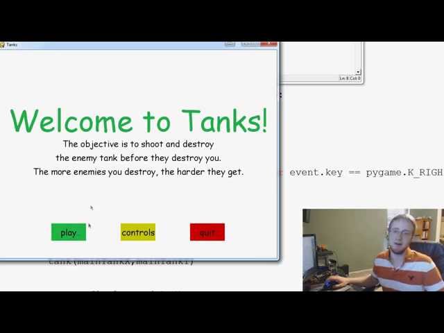 Pygame (Python Game Development) Tutorial - 57 - Moving Tank Part 2