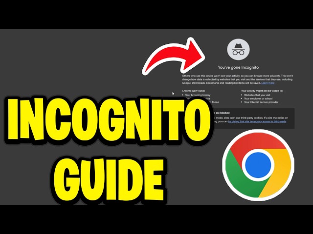 Google Chrome Incognito Guide - Private Browsing