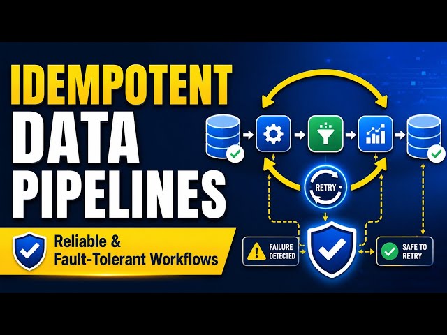 Idempotent Data Pipelines | Building Reliable & Fault-Tolerant Data Workflows | Uplatz