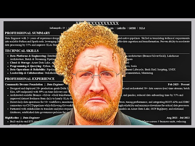 Why Data Engineers Can't Get Jobs | Recruiter Reviews Resume