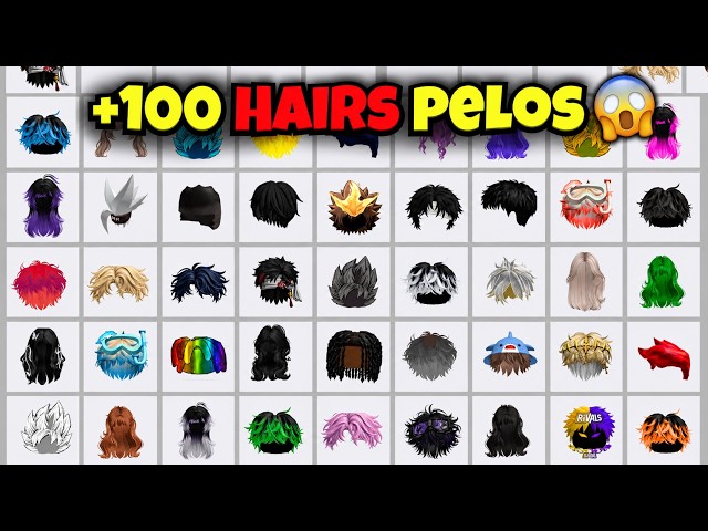 CONSIGUE TODOS LOS ÍTEMS GRATIS DE *CABELLOS* QUE A DADO ROBLOX 😱💇‍♂️