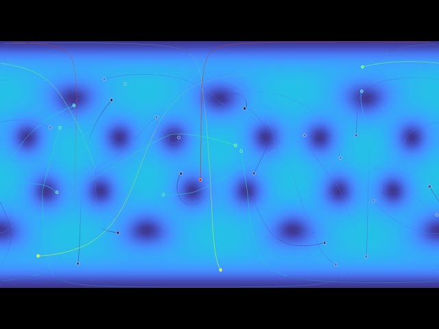 Particles on a sphere with dimples