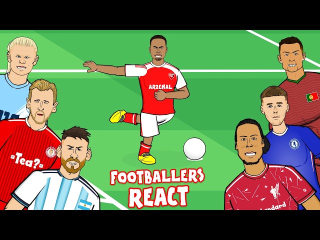 Gabriel penalty - FOOTBALLERS REACT😂