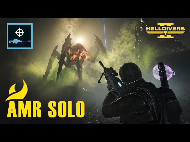 Helldivers 2 – Only 1% Use This Weapon Against Terminids | AMR | Solo Deathless | Super Helldive