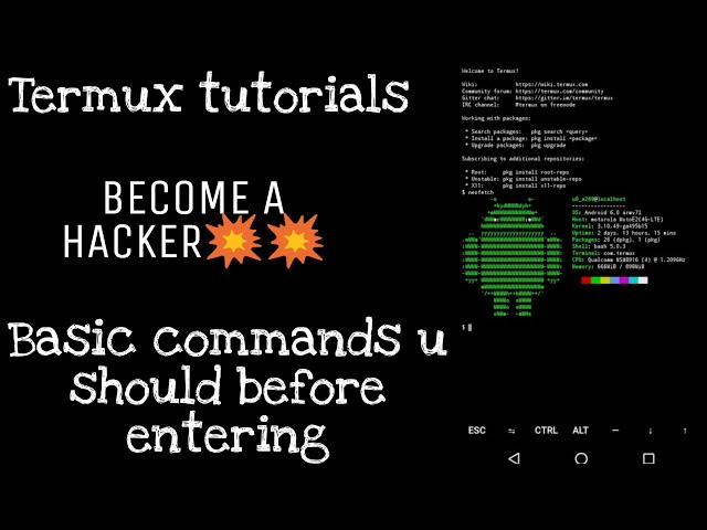 Hack With A Phone | Termux tutorials | #2 Basic Commands | U need to know | Setting up the STUDIO...