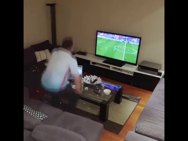 Funny Turkish watching football