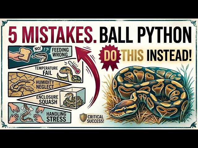 5 MISTAKES Ball Python Owners Make