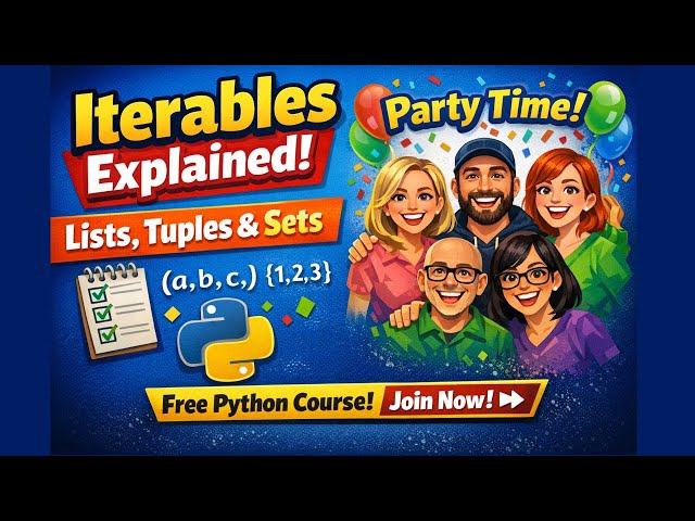 64 Python Iterables Explained Visually (Lists, Tuples & Sets) | Flet UI Tutorial Ch 13 lesson 3