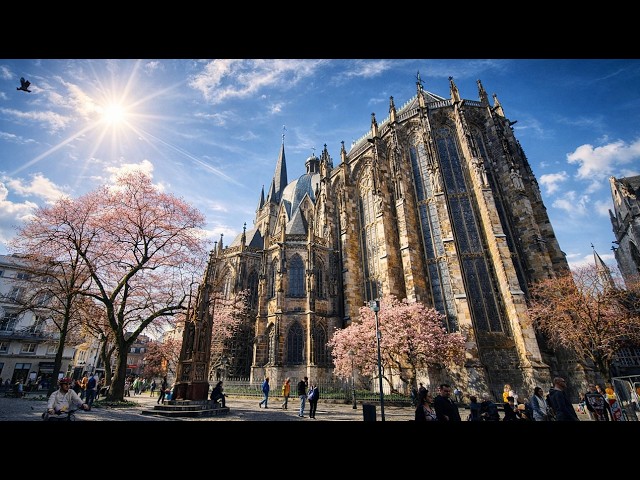 AACHEN 🇩🇪 | Legendary IMPERIAL CITY in Western Germany | Walking Tour in 4K