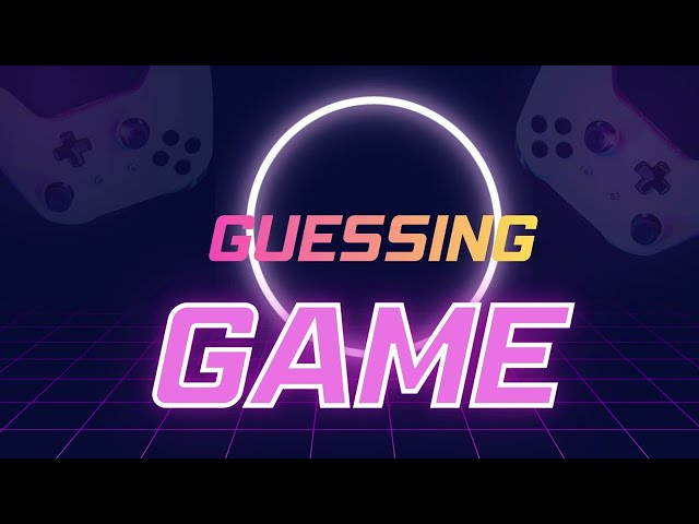 Guessing Game | Python | "Lets guess the right number"