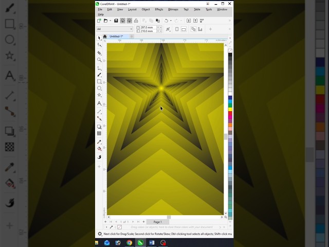 #74 | Tutorial design in coreldraw | Flower design | graphic design | vector design | corel design