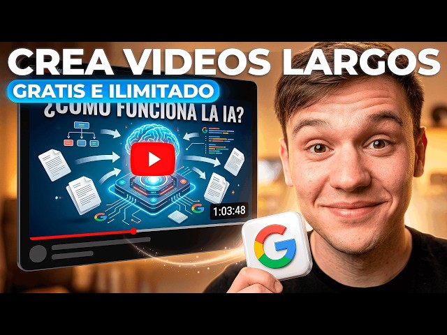Se liberó! La Nueva IA de Google Para Crear Videos Largos GRATIS MONETIZABLES con Veo 3.1