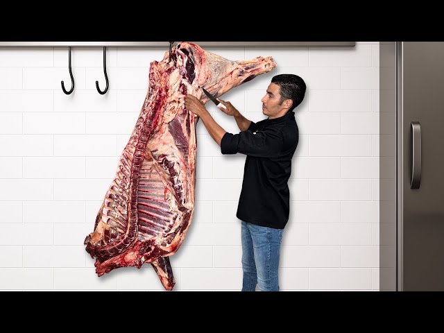 Argentine Butchering of a Half Carb 🥩