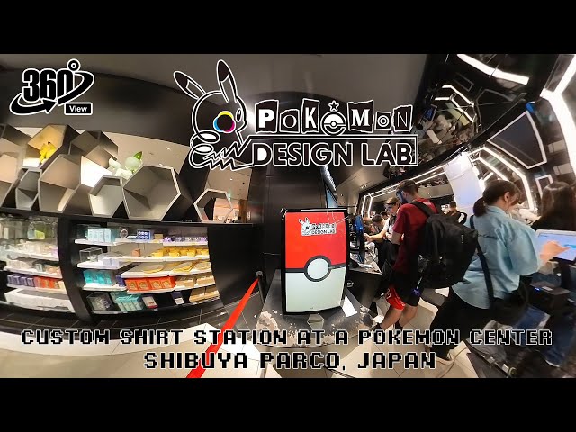 Pokemon Design Lab at The Pokemon Center in Shibuya! | 360 Video