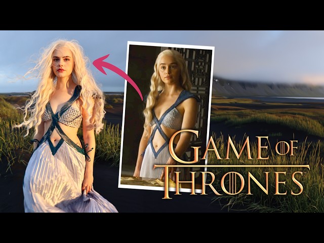 making Daenerys Targaryen's hottest dress... to wear in Iceland