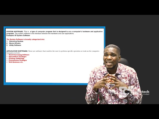 COMPUTER SCIENCE | DATA PROCESSING | OVERVIEW OF COMPUTER SYSTEM | EXAMGUIDE | ZIGMATECH CONSULT