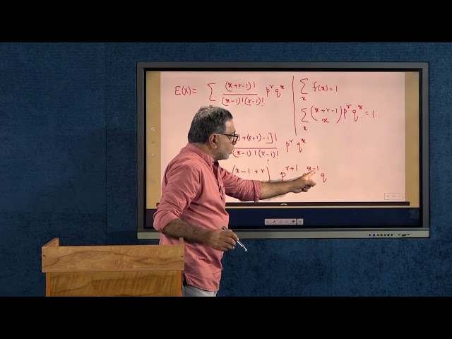 25 Properties of negative binomial distribution#swayamprabha #ch04 #ch08sp