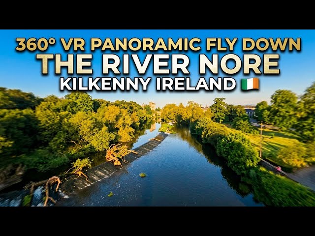 360 Panoramic: VR Flying Down the River Nore Kilkenny Ireland
