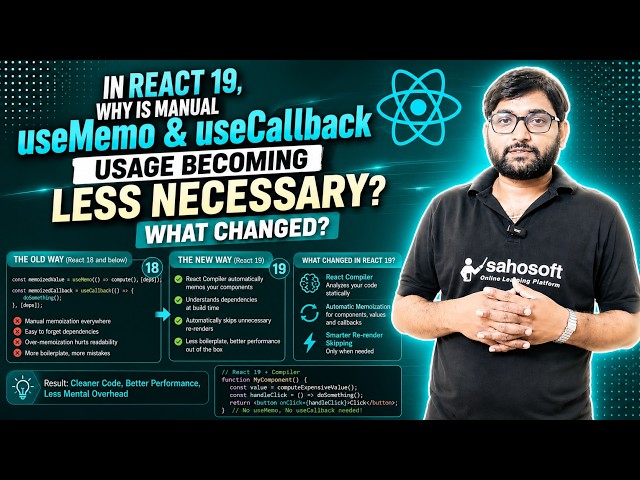 In React 19, Why is Manual useMemo() / useCallback() Becoming Less Necessary? 🤯 React Compiler