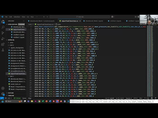Intro to ML - Unit 2 Python Exercises - Loading data into a data frame and visualizing - Summer 2025