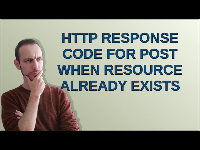 HTTP response code for POST when resource already exists