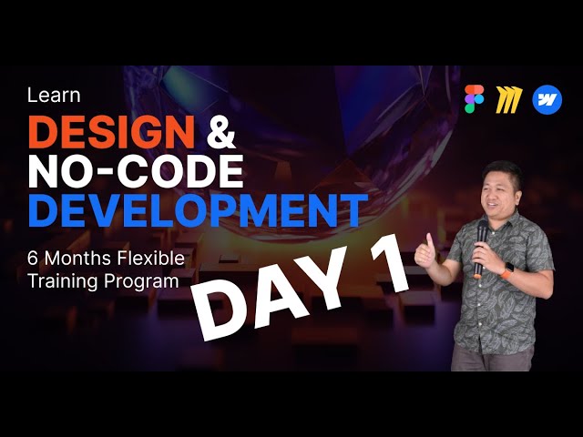 Day 1 - UX/UI Design and Webflow Dev (No-Code) Training