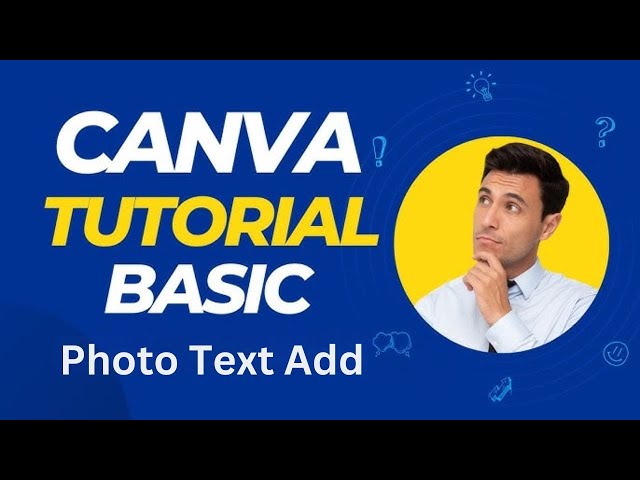 How to Photo Text add | Canva Basic | How to Write Bangla in Canva