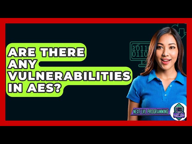 Are There Any Vulnerabilities In AES? - Next LVL Programming