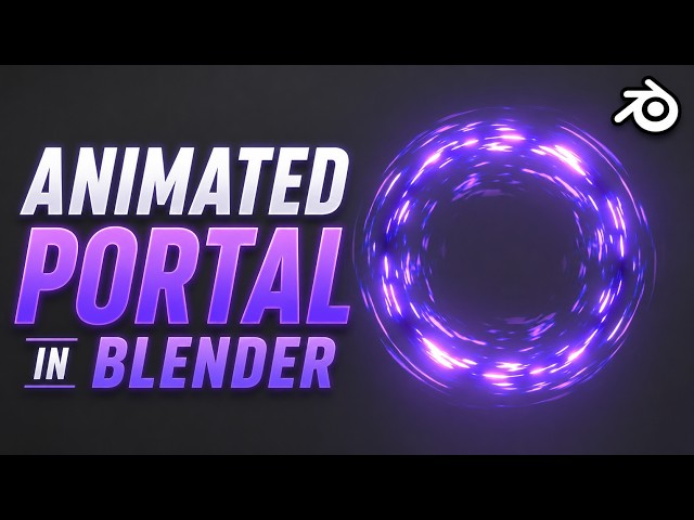 Animated Portal Effect in Blender
