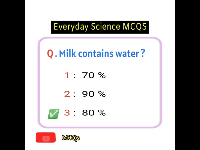 General science MCQs / most important General science MCQs..