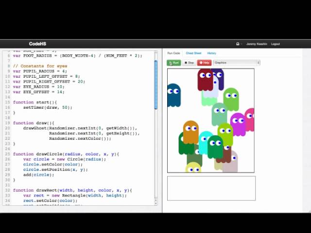 Random Ghosts - Introduction to Computer Science in JavaScript