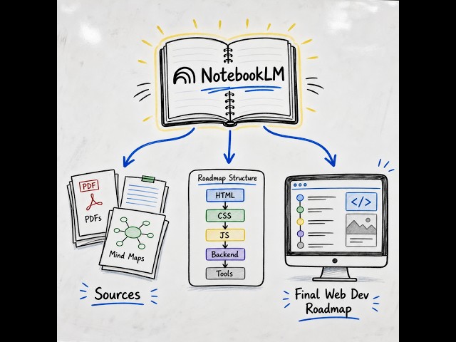 How I Used NotebookLM to Build a Complete Web Developer Roadmap (Full Workflow Demo)