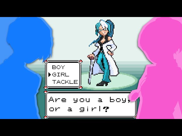 The only game where you can choose your gender.