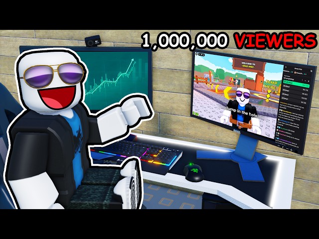i became a FAMOUS STREAMER in Roblox...