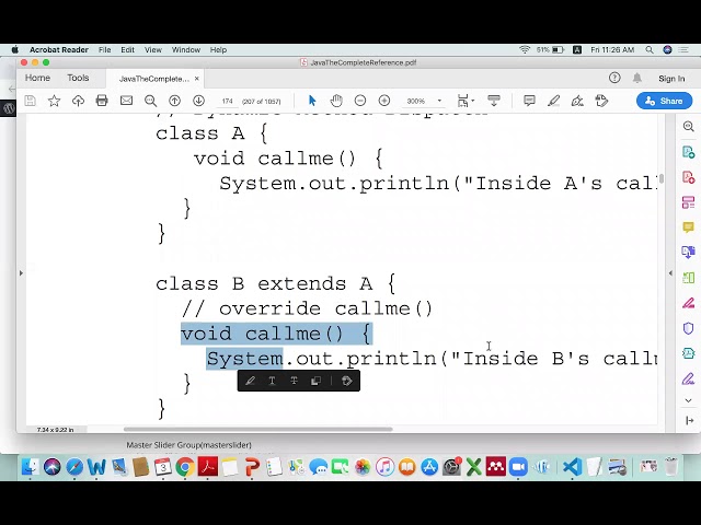 Dynamic Method dispatch - Java