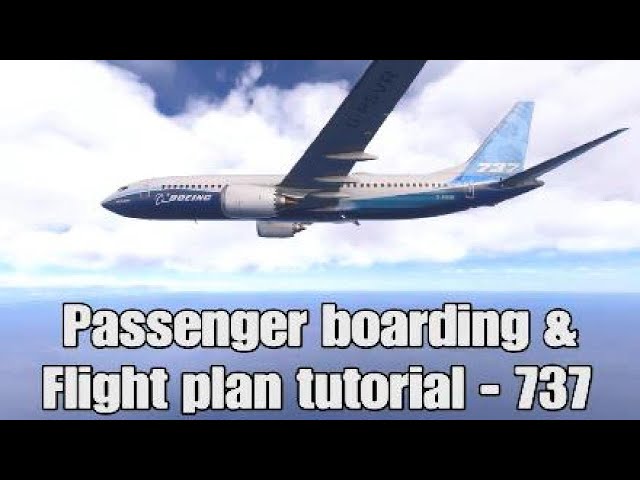 MSFS 2024 (PS5) - Passenger Boarding & Flight Plan Tutorial 737 Max