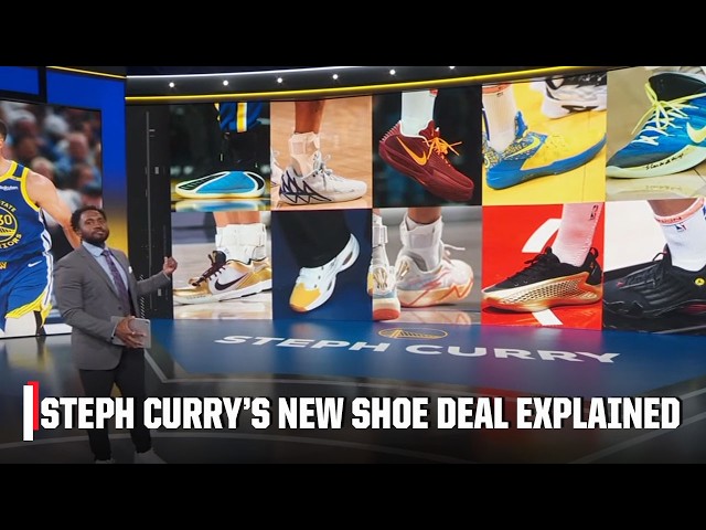 Steph Curry's NEW SHOE DEAL sparks memories of some of the best 🍿 | SportsCenter