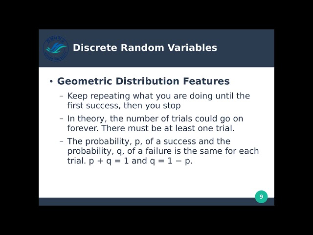 4.0 Discrete Random Variables