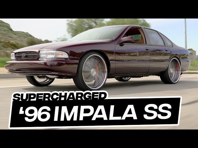 Supercharged ‘96 Impala SS on 24” Wheels | Donuts & Burnouts