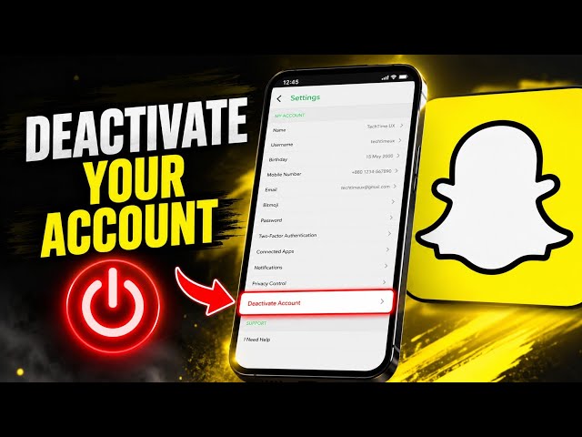 How to Deactivate Snapchat Account?