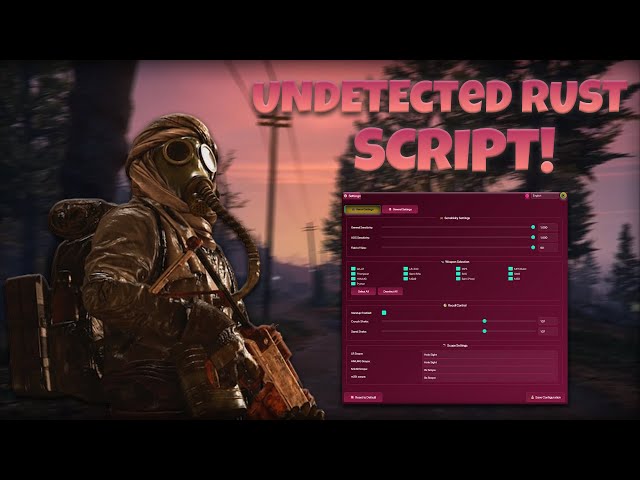 Rust script | same as logitech script  | Macro 0 Recoil